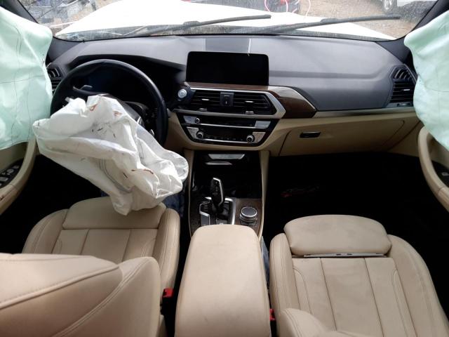 5UXTY3C02L9B06700 - 2020 BMW X3 SDRIVE30I BLACK photo 8