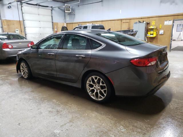 1C3CCCEG9FN512741 - 2015 CHRYSLER 200 C GRAY photo 2