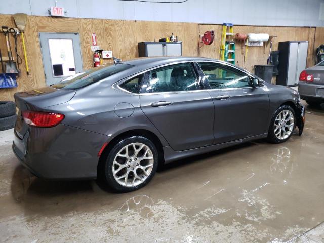 1C3CCCEG9FN512741 - 2015 CHRYSLER 200 C GRAY photo 3