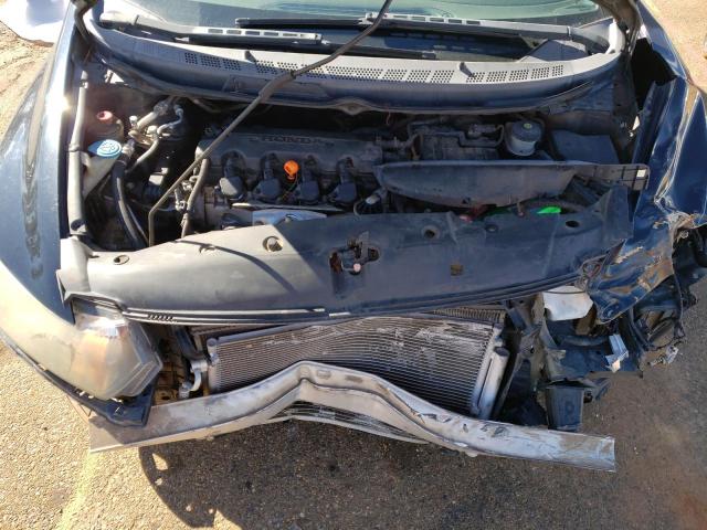 2HGFG12698H556829 - 2008 HONDA CIVIC LX BLACK photo 11