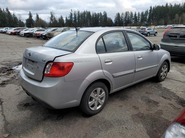 KNADH4A30B6954951 - 2011 KIA RIO BASE SILVER photo 3