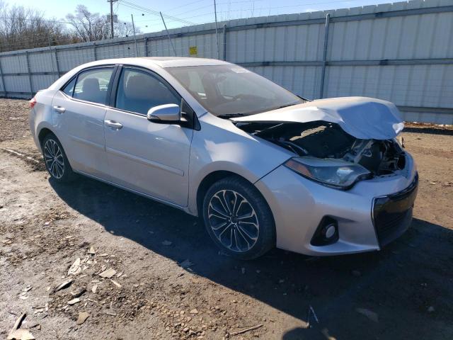 2T1BURHE8GC741207 - 2016 TOYOTA COROLLA L SILVER photo 4