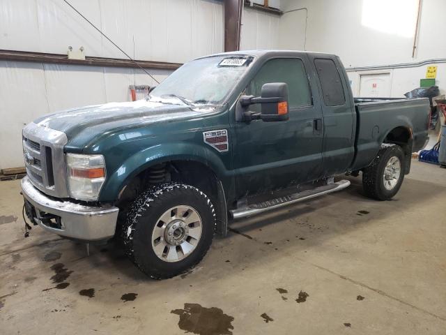 1FTWX31RX8EA58491 - 2008 FORD F350 SRW SUPER DUTY GREEN photo 1