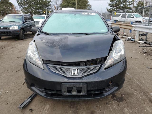 JHMGE8H26AS000545 - 2010 HONDA FIT BLACK photo 5