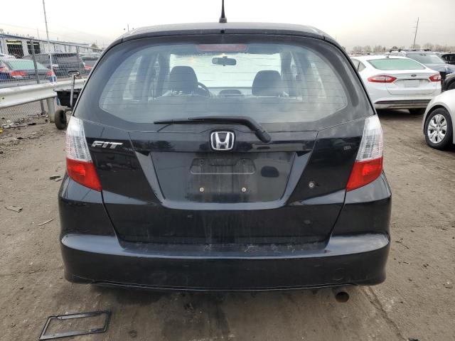 JHMGE8H26AS000545 - 2010 HONDA FIT BLACK photo 6