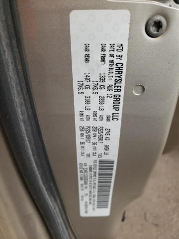 2C4RC1CG5DR536080 - 2013 CHRYSLER TOWN & COU TOURING L GOLD photo 13