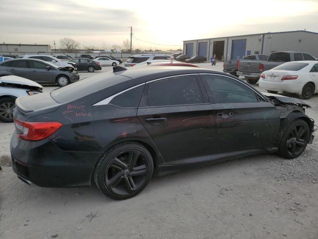 1HGCV1F31JA021572 - 2018 HONDA ACCORD SPORT BLACK photo 3