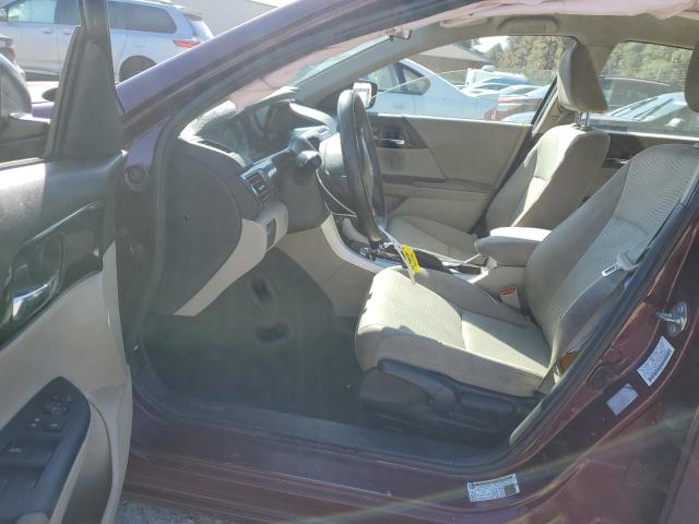 1HGCR2F30GA205503 - 2016 HONDA ACCORD LX BURGUNDY photo 7