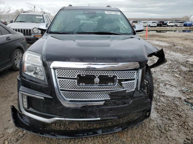 2GKFLVE35G6144358 - 2016 GMC TERRAIN DENALI BLACK photo 5