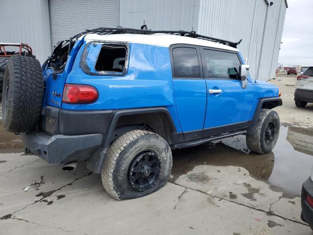 JTEBU11F470009327 - 2007 TOYOTA FJ CRUISER BLUE photo 3