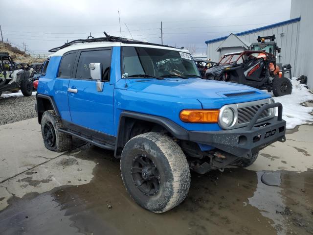 JTEBU11F470009327 - 2007 TOYOTA FJ CRUISER BLUE photo 4