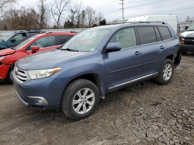 5TDZK3EH9BS042572 - 2011 TOYOTA HIGHLANDER BASE Көк фото 1