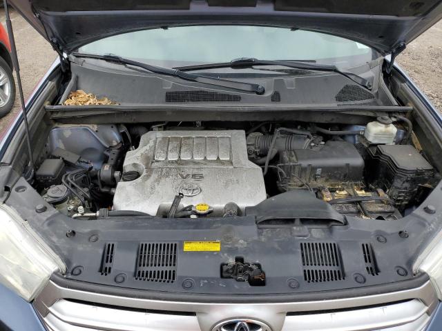 5TDZK3EH9BS042572 - 2011 TOYOTA HIGHLANDER BASE Көк фото 12