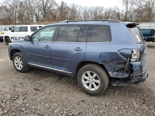 5TDZK3EH9BS042572 - 2011 TOYOTA HIGHLANDER BASE Көк фото 2