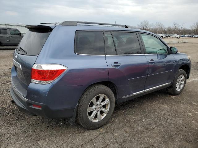 5TDZK3EH9BS042572 - 2011 TOYOTA HIGHLANDER BASE Көк фото 3