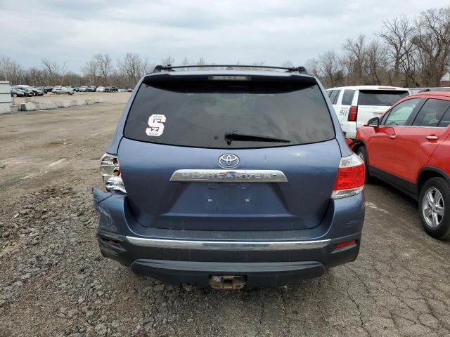 5TDZK3EH9BS042572 - 2011 TOYOTA HIGHLANDER BASE Көк фото 6