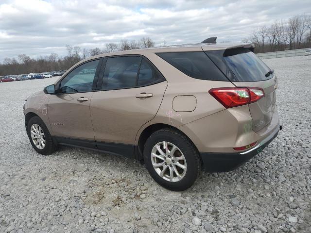 2GNAXREV7J6296708 - 2018 CHEVROLET EQUINOX LS TAN photo 2