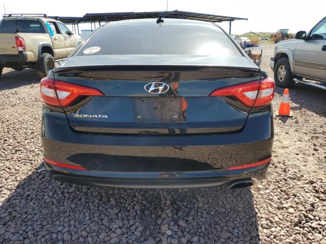 5NPE24AF5FH135593 - 2015 HYUNDAI SONATA SE BLACK photo 6