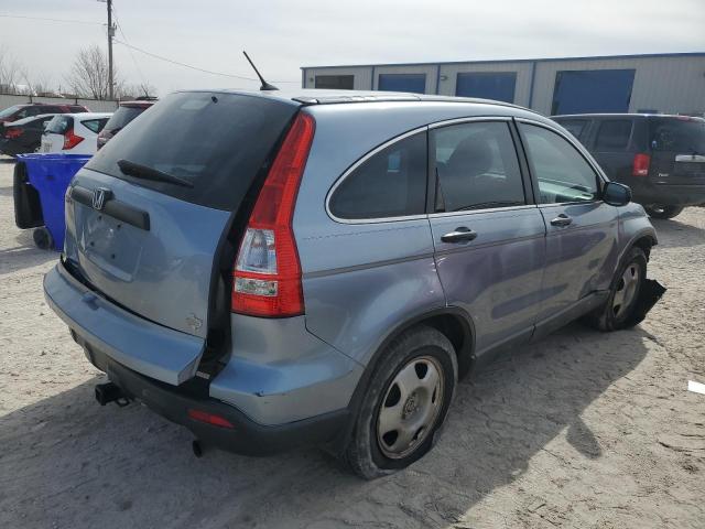 3CZRE38328G709992 - 2008 HONDA CR-V LX BLUE photo 3