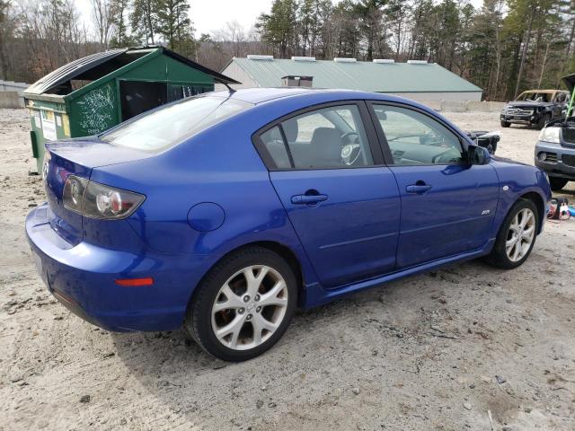 JM1BK324871706822 - 2007 MAZDA 3 S BLUE photo 3