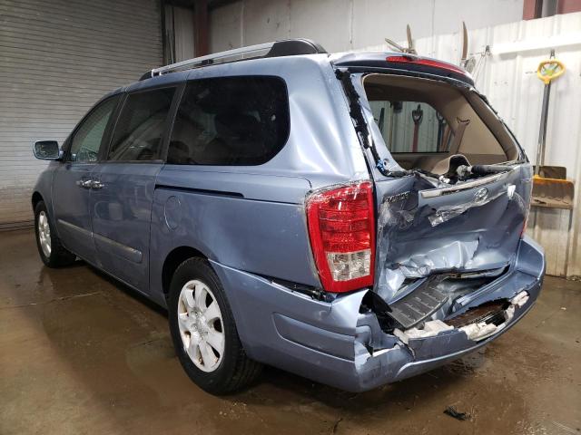 KNDMC233976033726 - 2007 HYUNDAI ENTOURAGE GLS BLUE photo 2