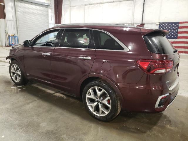 5XYPKDA53KG455769 - 2019 KIA SORENTO SX MAROON photo 2