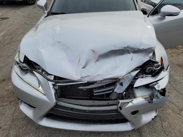 JTHCF1D21E5003849 - 2014 LEXUS IS 250 SILVER photo 11