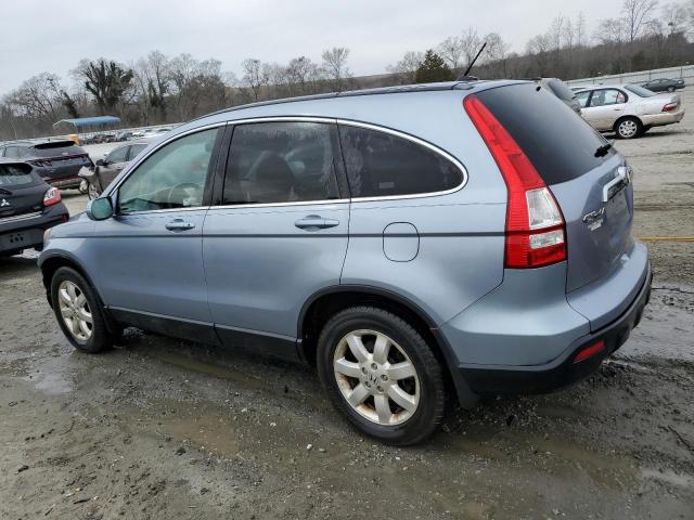 5J6RE48778L012507 - 2008 HONDA CR-V EXL BLUE photo 2