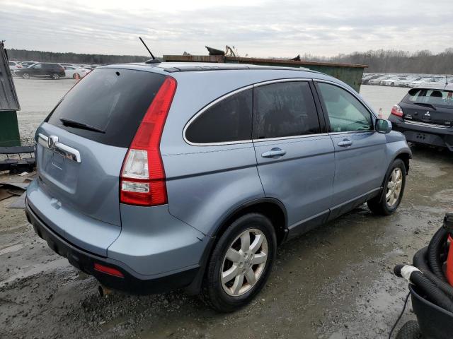 5J6RE48778L012507 - 2008 HONDA CR-V EXL BLUE photo 3