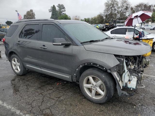 1FM5K7D89JGA44544 - 2018 FORD EXPLORER XLT GRAY photo 4