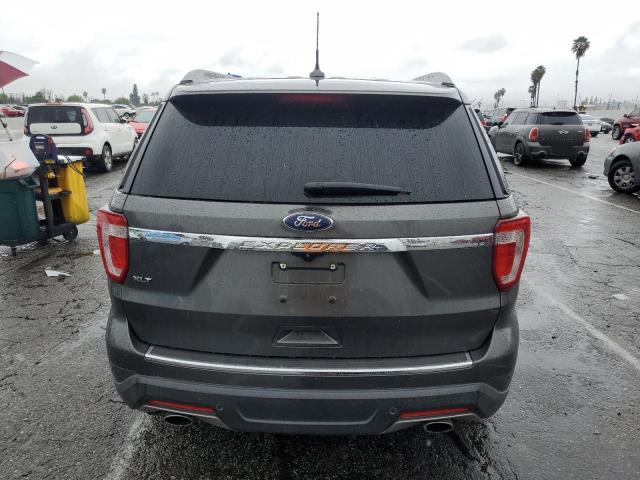 1FM5K7D89JGA44544 - 2018 FORD EXPLORER XLT GRAY photo 6