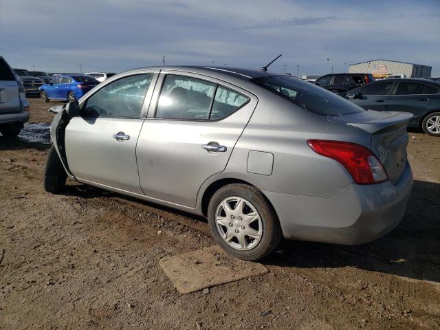 3N1CN7AP1DL852047 - 2013 NISSAN VERSA S SILVER photo 2