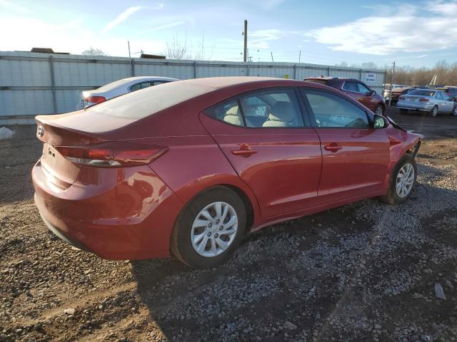 5NPD74LF6JH272884 - 2018 HYUNDAI ELANTRA SE MAROON photo 3