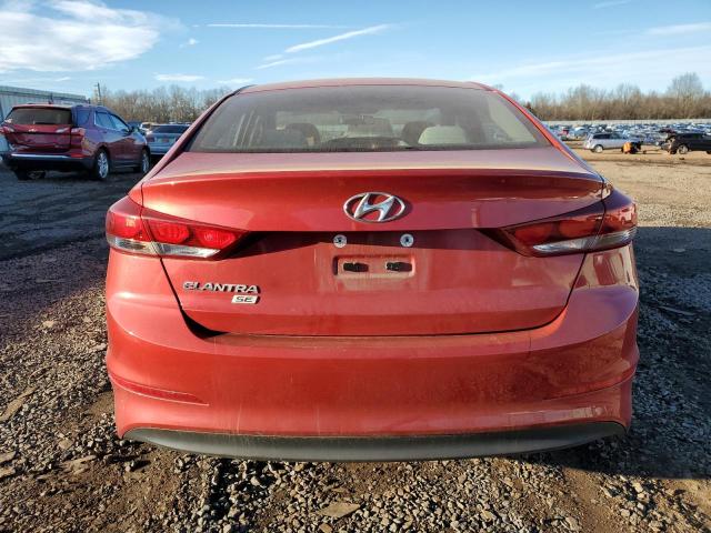 5NPD74LF6JH272884 - 2018 HYUNDAI ELANTRA SE MAROON photo 6