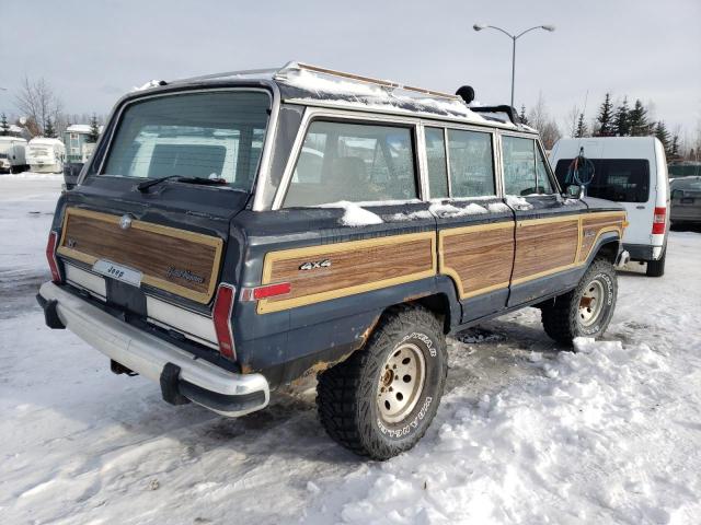 1J4GS5871KP109000 - 1989 JEEP GRAND WAGO TEAL photo 3