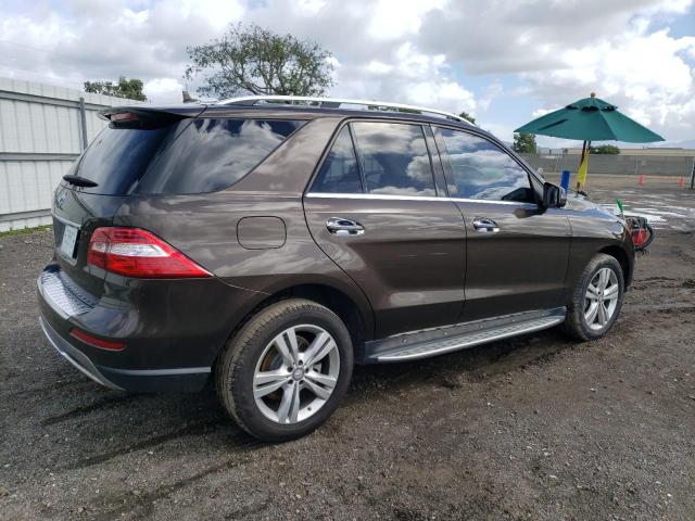 4JGDA5JB3EA433028 - 2014 MERCEDES-BENZ ML 350 TAN photo 3