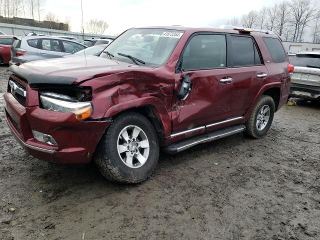 JTEBU5JR4B5072571 - 2011 TOYOTA 4RUNNER SR5 RED photo 1