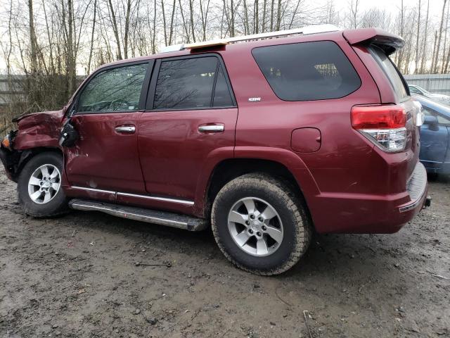 JTEBU5JR4B5072571 - 2011 TOYOTA 4RUNNER SR5 RED photo 2