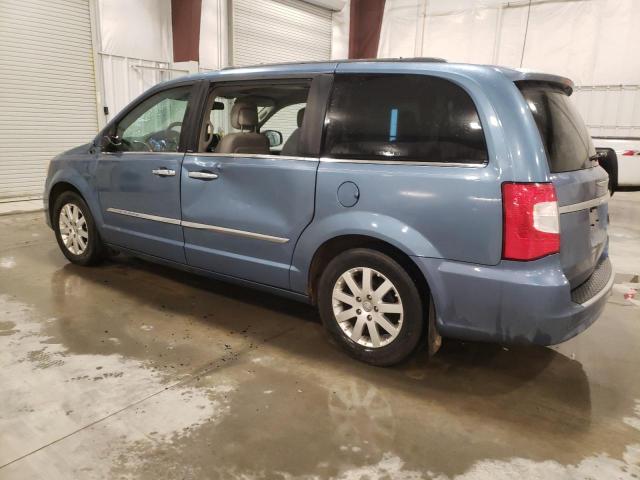 2A4RR8DG5BR785119 - 2011 CHRYSLER TOWN & COU TOURING L BLUE photo 2