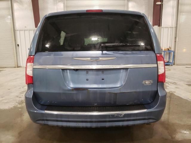 2A4RR8DG5BR785119 - 2011 CHRYSLER TOWN & COU TOURING L BLUE photo 6