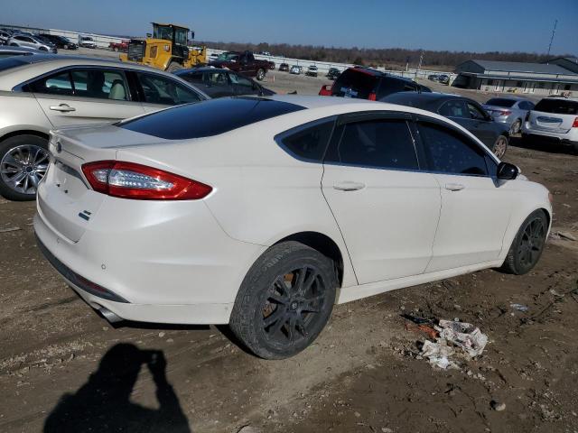 3FA6P0HDXER349211 - 2014 FORD FUSION SE WHITE photo 3