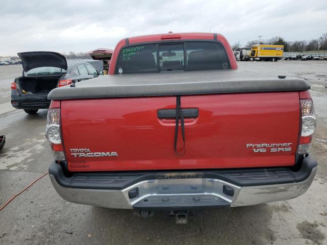 3TMJU62N29M082389 - 2009 TOYOTA TACOMA DOUBLE CAB PRERUNNER RED photo 6