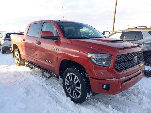 5TFDY5F18KX832459 - 2019 TOYOTA TUNDRA CREWMAX SR5 RED photo 4