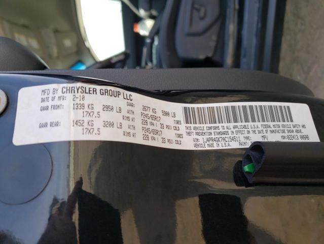 1J4PR4GK7AC154511 - 2010 JEEP GRAND CHER LAREDO Siyah fotoğraf 13