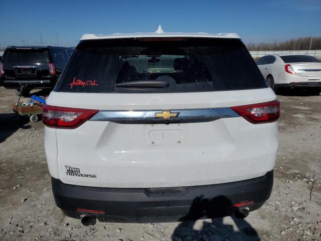 1GNERFKW5LJ202161 - 2020 CHEVROLET TRAVERSE LS WHITE photo 6