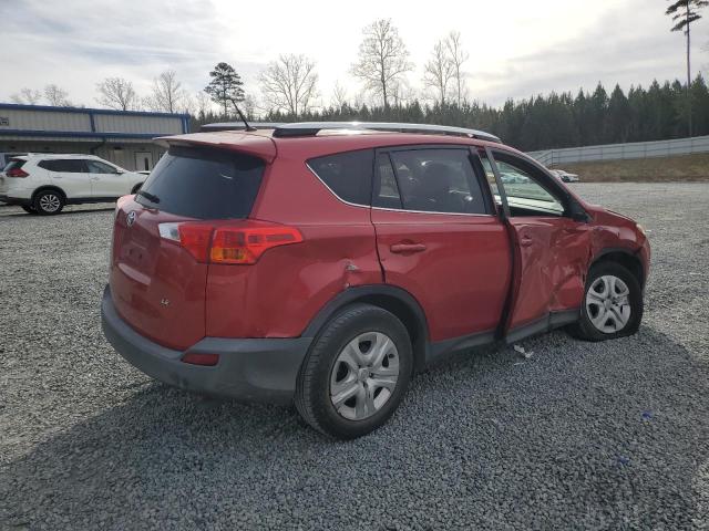 JTMZFREV3EJ010070 - 2014 TOYOTA RAV4 LE RED photo 3