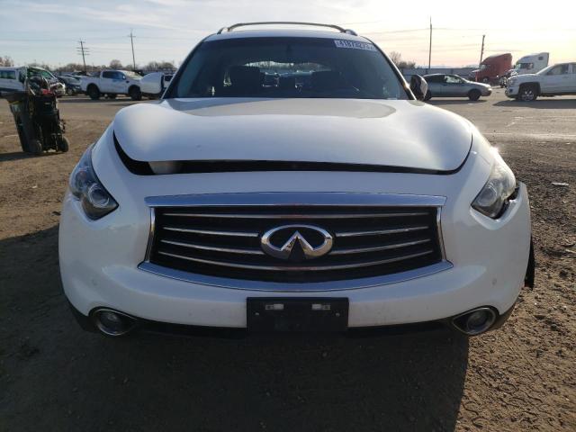 JN8CS1MW6DM173178 - 2013 INFINITI FX37 WHITE photo 5