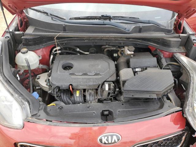 KNDPN3AC8H7215364 - 2017 KIA SPORTAGE EX RED photo 12