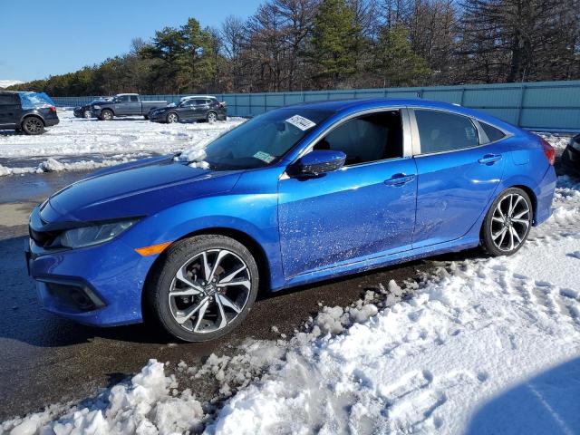 19XFC2F8XLE214306 - 2020 HONDA CIVIC SPORT BLUE photo 1