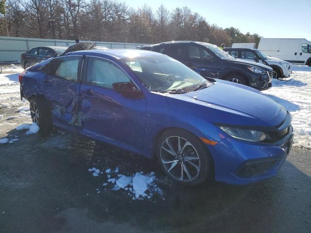 19XFC2F8XLE214306 - 2020 HONDA CIVIC SPORT BLUE photo 4